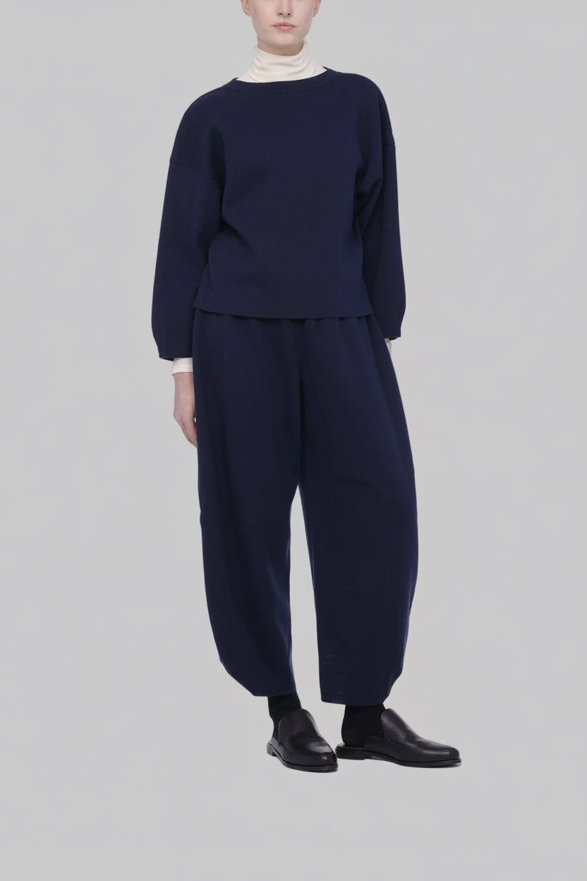 Recycled Cotton Cashmere 2-Way Knit