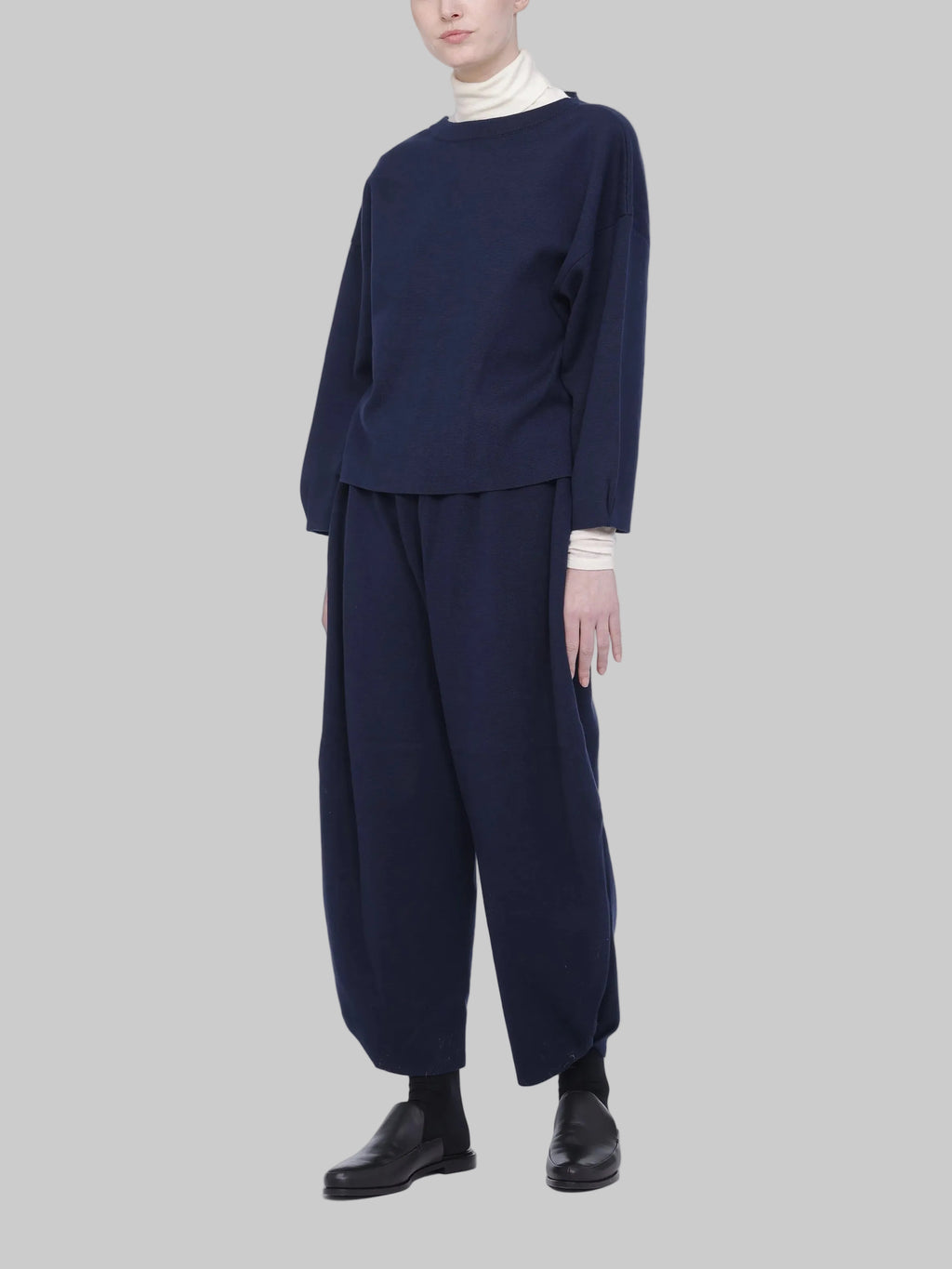 Recycled Cotton Cashmere 2-Way Knit