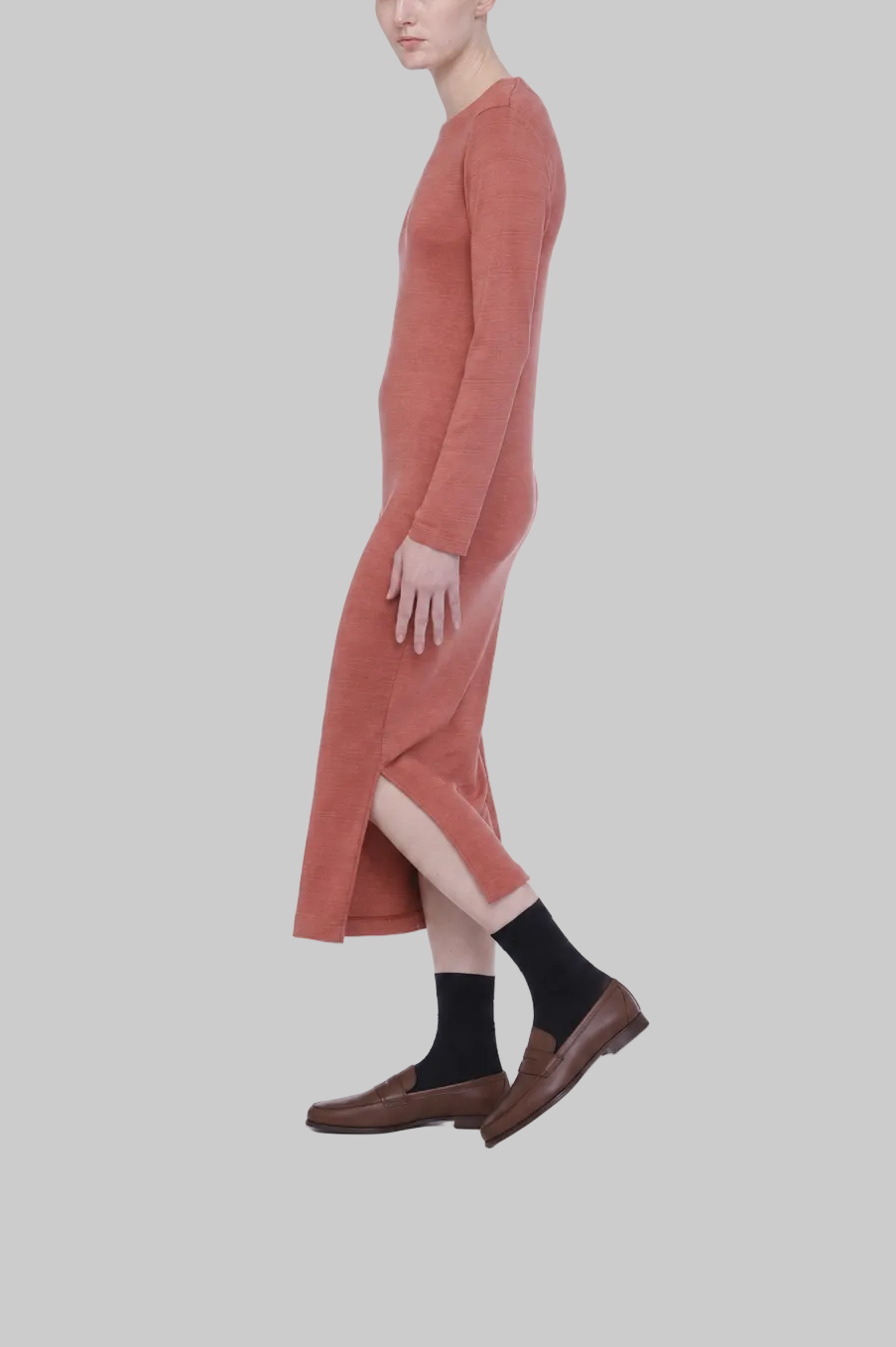Washable Silk Jersey Relaxed Dress