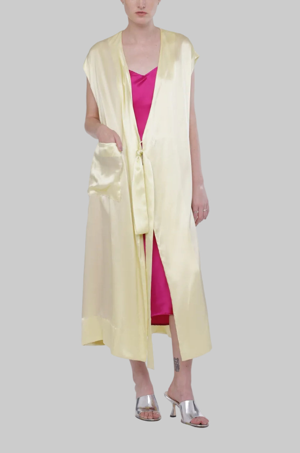 Silk Gown Dress