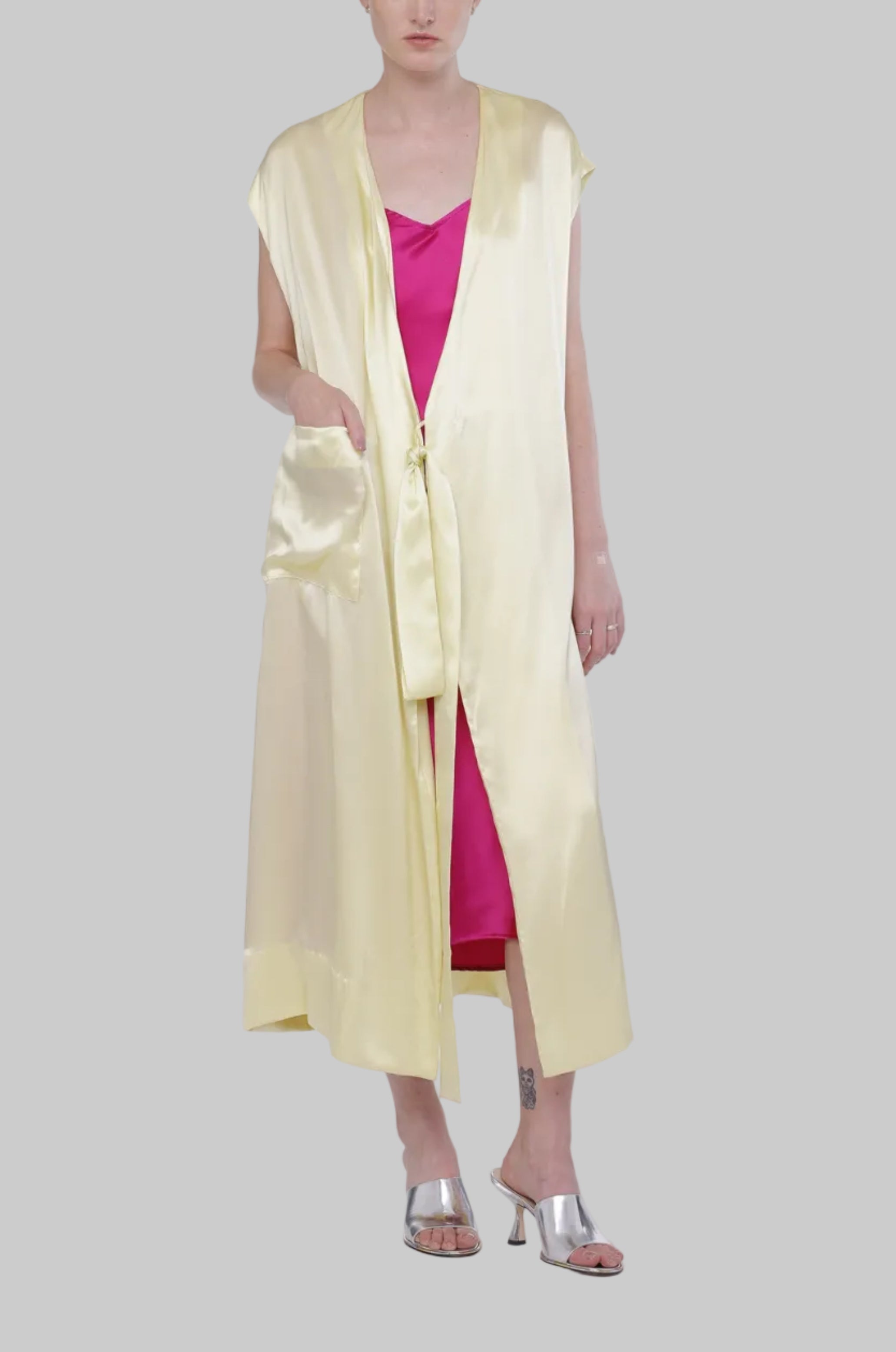 Silk Gown Dress