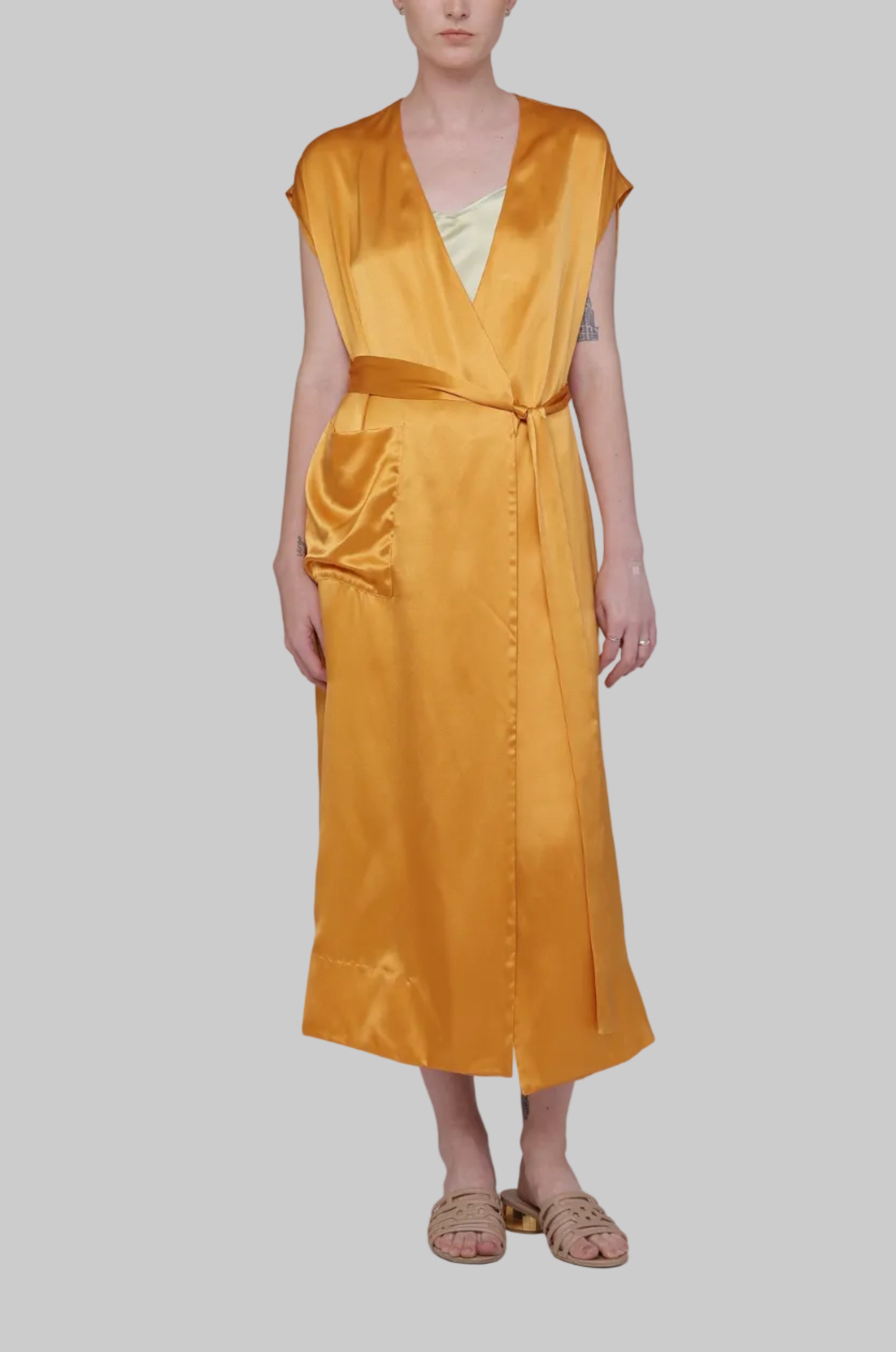 Silk Gown Dress